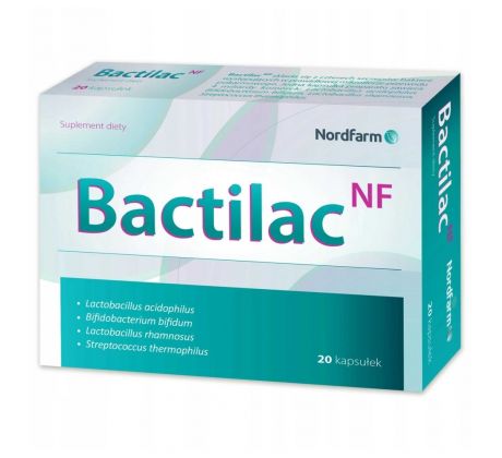 Bactilac NF probiotický komplex 4 mld CFU 20 kapsúl