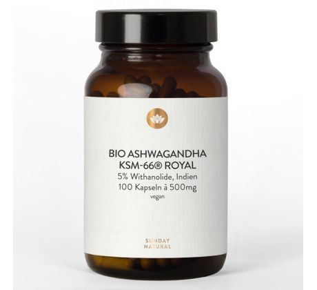 Bio Ashwagandha KSM-66® Royal 500 mg 100 kapsúl