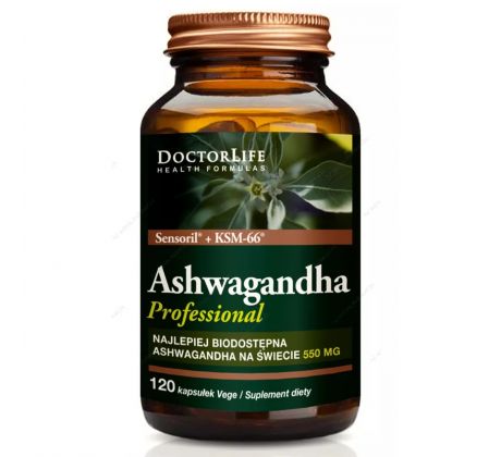 Ashwagandha Sensoril® + KSM-66® 550 mg 120 kapsúl