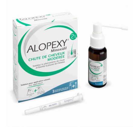 ALOPEXY 2% minoxidil pre ženy 3x60 ml (trojmesačná kúra)