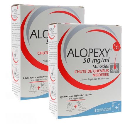 ALOPEXY 5% minoxidil pre mužov 6x60 ml (šesťmesačná kúra)