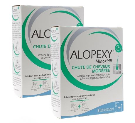 ALOPEXY 2% minoxidil pre ženy 6x60 ml (šesťmesačná kúra)
