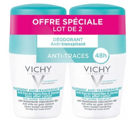 Vichy Traitement 48H roll-on antitranspirant 2 x 50 ml