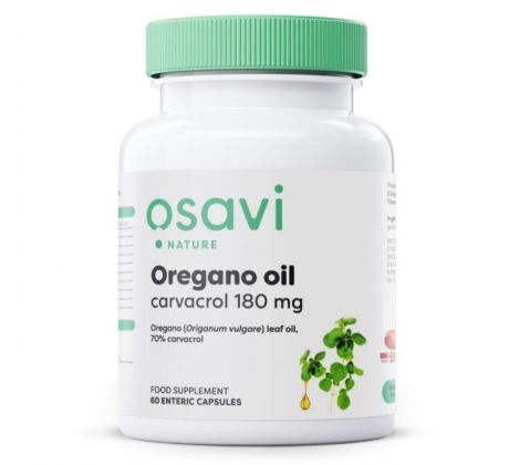 Oreganový olej (min. 70% carvacrol) 60 enterosolventných kapsúl