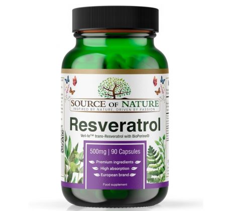 Veri-te™ Resveratrol 500 mg 90 kapsúl