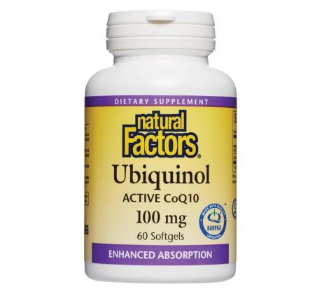 Ubiquinol 100 mg 60 kapsúl