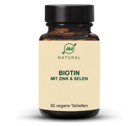 Biotin 10,000 mcg so zinkom a selénom 90 tabliet