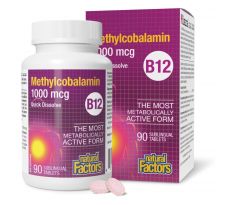 Vitamín B12 1000 mcg 90 sublingválnych tabliet