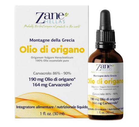 100 % Oreganový olej (min. 86 % carvacrol) 30 ml