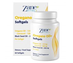 Oreganový olej s olejom z Čiernej rasce 60 softgélových kapsúl