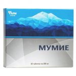 Mumio čisté Altajské 200 mg 60 tabliet 1 balenie